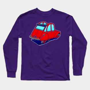 Iconic Citroen 2CV just the car Long Sleeve T-Shirt